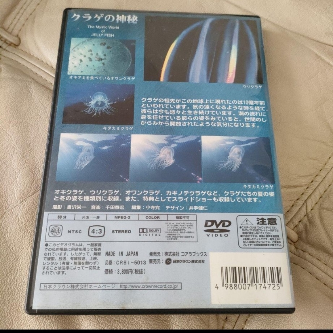 クラゲの神秘 DVD　α波 1/fのゆらぎ エンタメ/ホビーのDVD/ブルーレイ(趣味/実用)の商品写真