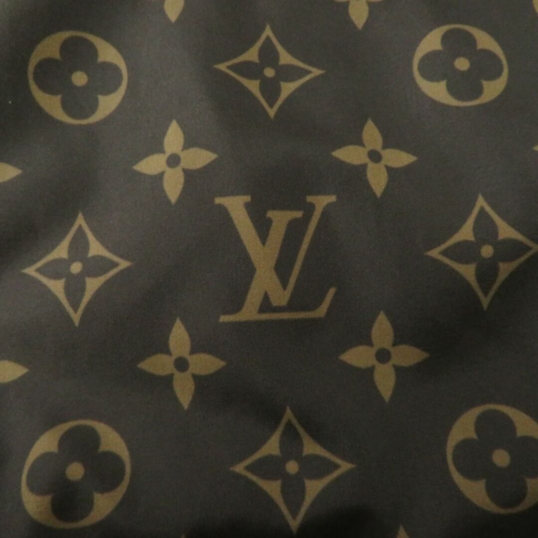 LOUIS VUITTON(ルイヴィトン)の未使用品◎正規品 21AW 伊製 LOUIS VUITTON ルイヴィトン レディース モノグラム ブランケット シュラッグ ブラック×ブラウン 34 タグ付き レディースのファッション小物(その他)の商品写真