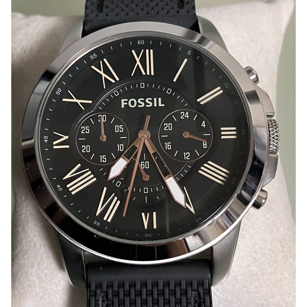 FOSSIL(フォッシル)の★稼動品★使用感小★FOSSIL★クロノ★黒文字盤★★QZ★メンズ腕時計★ メンズの時計(腕時計(アナログ))の商品写真