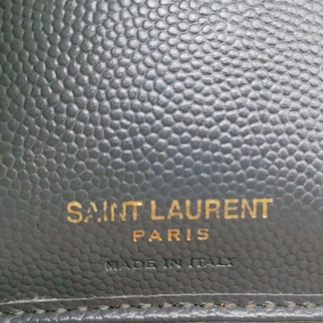 Saint Laurent(サンローラン)のサンローラン　折り財布　ジップ　カサンドラ　グレー レディースのファッション小物(財布)の商品写真