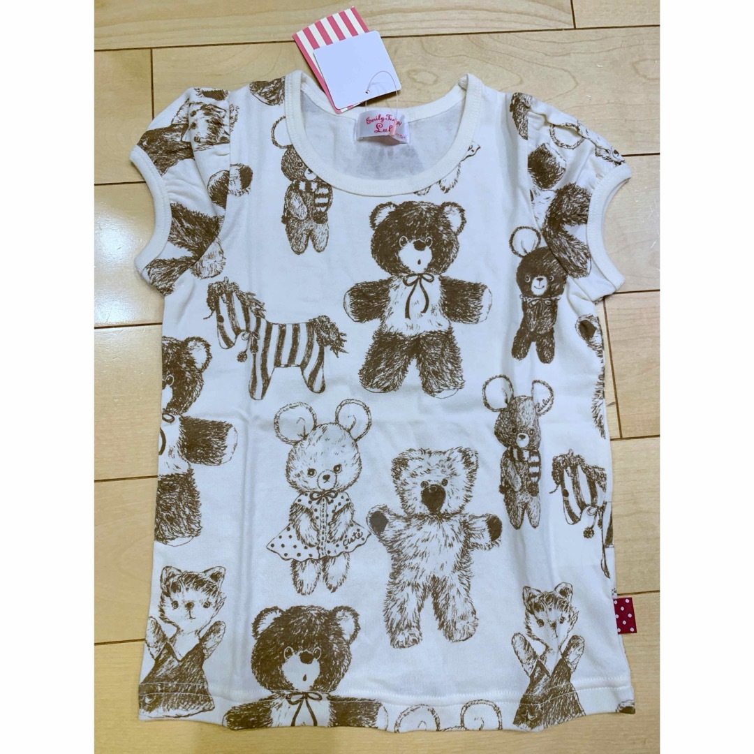 Shirley Temple(シャーリーテンプル)のシャーリーテンプル　エミリーテンプルルル　Tシャツ　新品未使用　110 くま キッズ/ベビー/マタニティのキッズ服女の子用(90cm~)(Tシャツ/カットソー)の商品写真