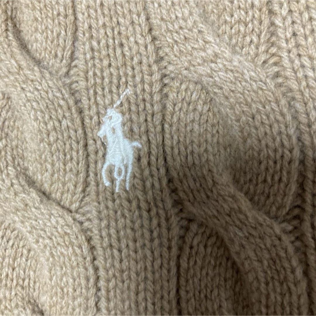 POLO RALPH LAUREN(ポロラルフローレン)のポロ　ラルフローレン　ケーブルニット　カーディガン レディースのトップス(カーディガン)の商品写真