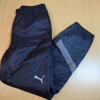 プーマ(PUMA)のプーマ  防風 保温 中綿 厚手 ウーブン ロングパンツ 658189 黒 XL(ウェア)