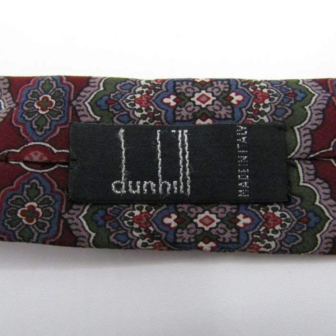 Dunhill(ダンヒル)のダンヒル ブランド ネクタイ シルク 小紋柄 総柄 メンズ レッド Dunhill メンズのファッション小物(ネクタイ)の商品写真