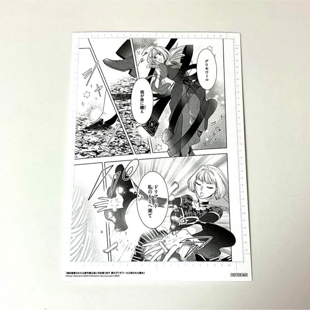 婚約破棄された公爵令嬢は　特典　複製原画　イラストカード　漫画　フェア エンタメ/ホビーの漫画(少女漫画)の商品写真