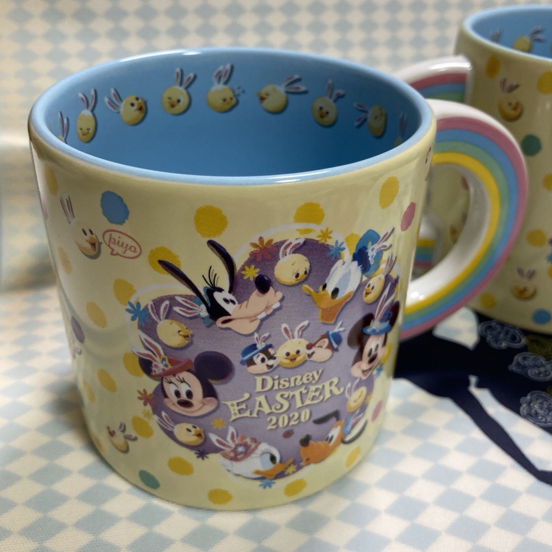 Disney(ディズニー)のディズニー　食器　マグカップ　うさピヨ エンタメ/ホビーのおもちゃ/ぬいぐるみ(キャラクターグッズ)の商品写真