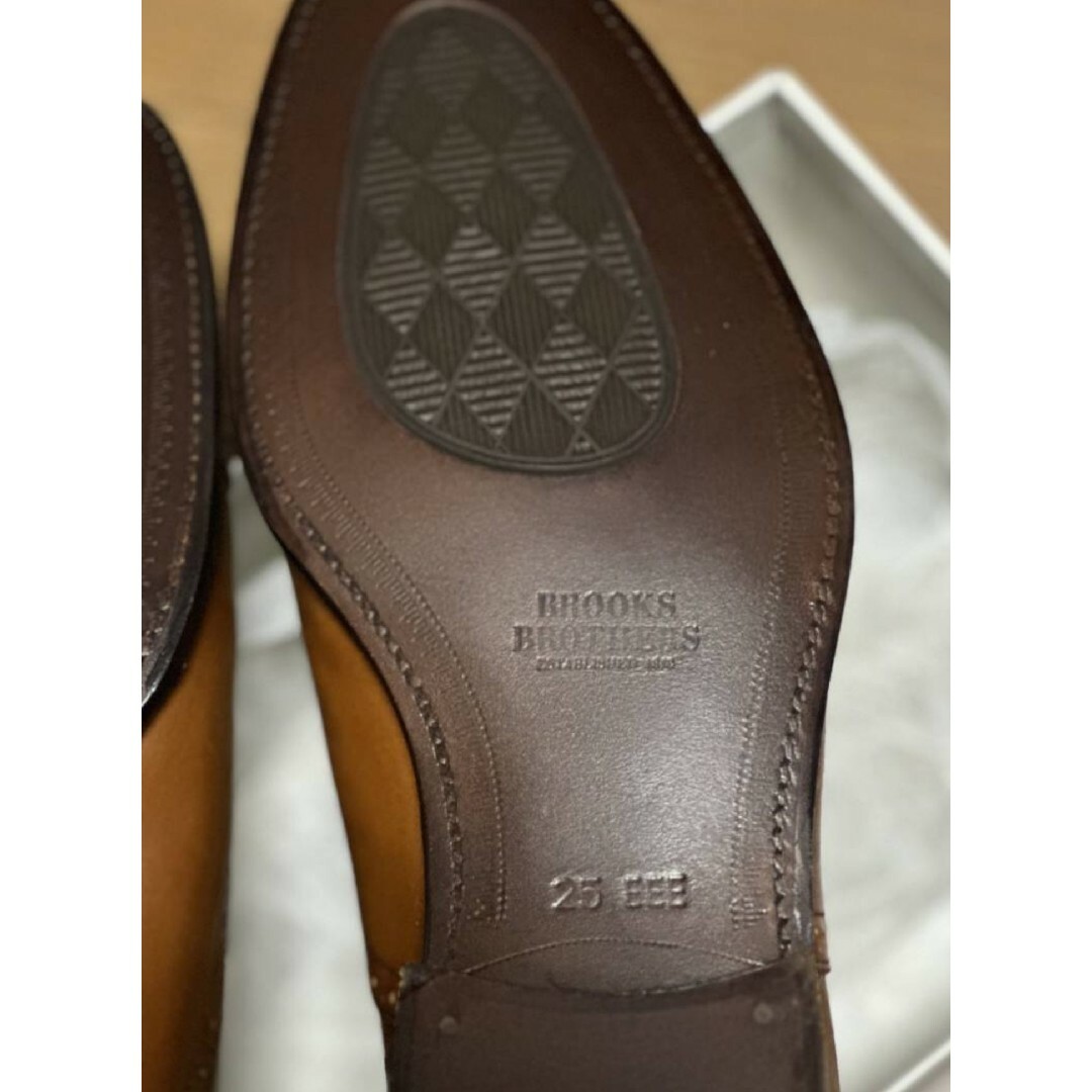 Brooks Brothers(ブルックスブラザース)の新品 Brooks Brothers ブルックスブラザーズ シューズ 25EEE メンズの靴/シューズ(ドレス/ビジネス)の商品写真