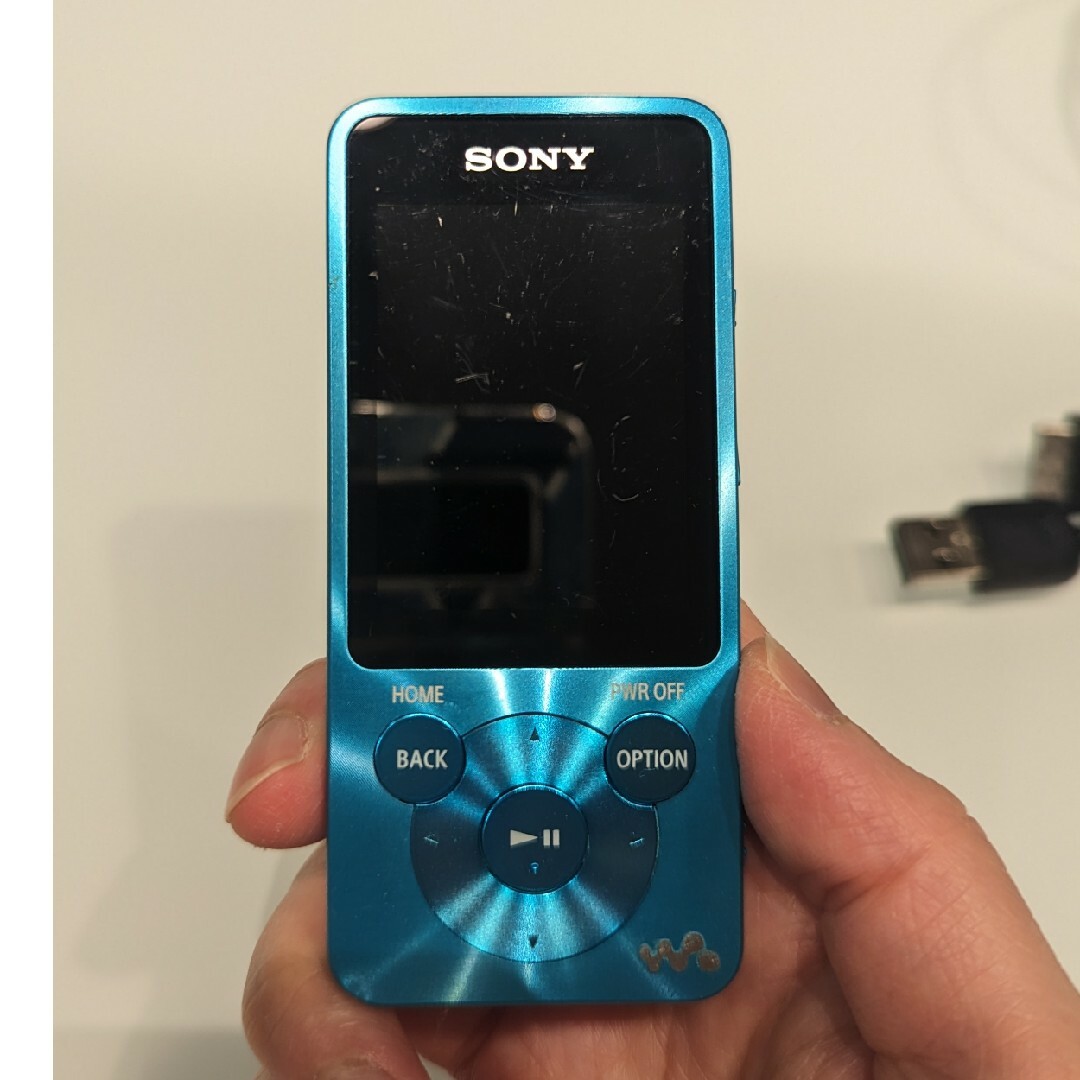 SONY(ソニー)の★びたみんさん専用★【中古品】ソニー ウォークマン NW-S784青 スマホ/家電/カメラのオーディオ機器(ポータブルプレーヤー)の商品写真