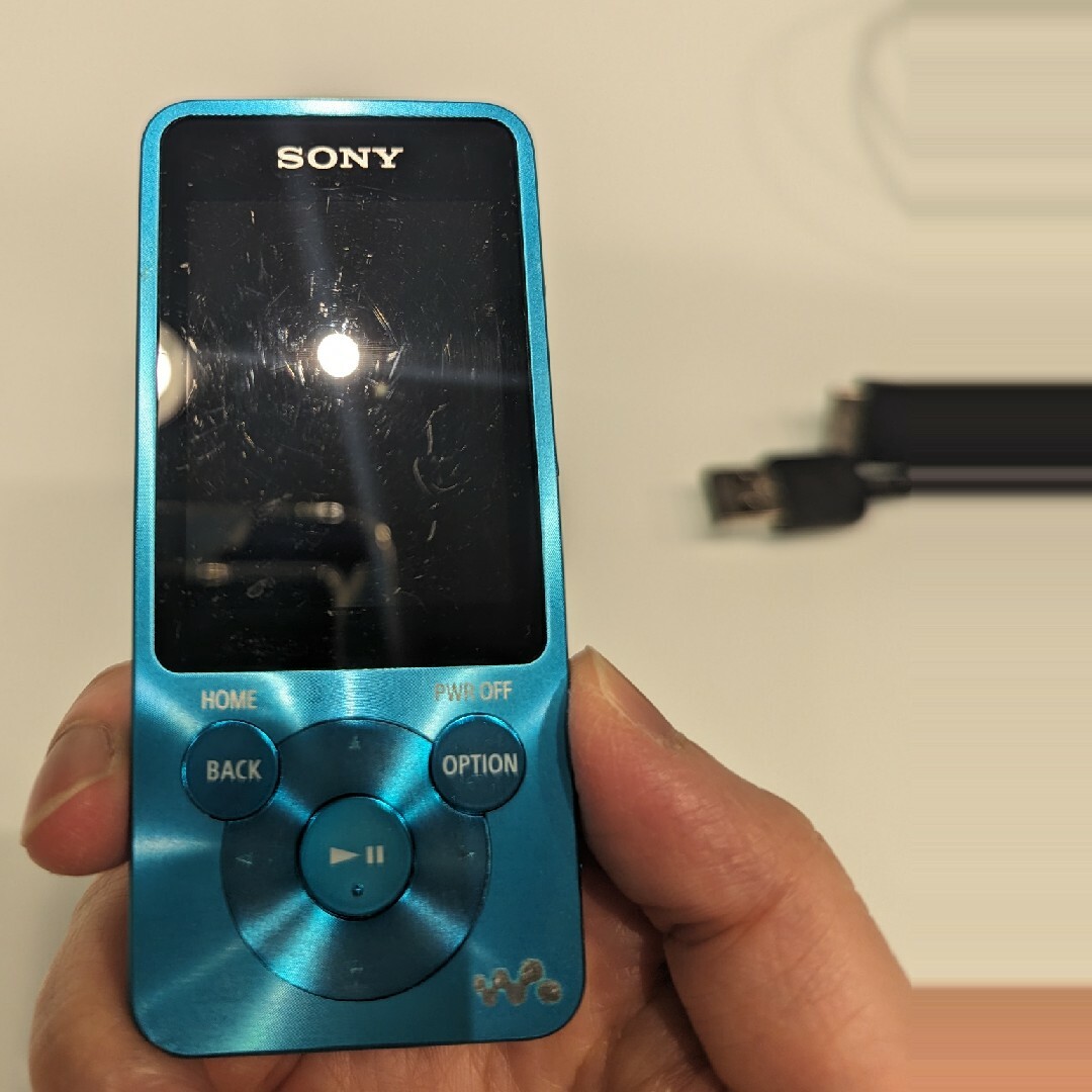 SONY(ソニー)の★びたみんさん専用★【中古品】ソニー ウォークマン NW-S784青 スマホ/家電/カメラのオーディオ機器(ポータブルプレーヤー)の商品写真