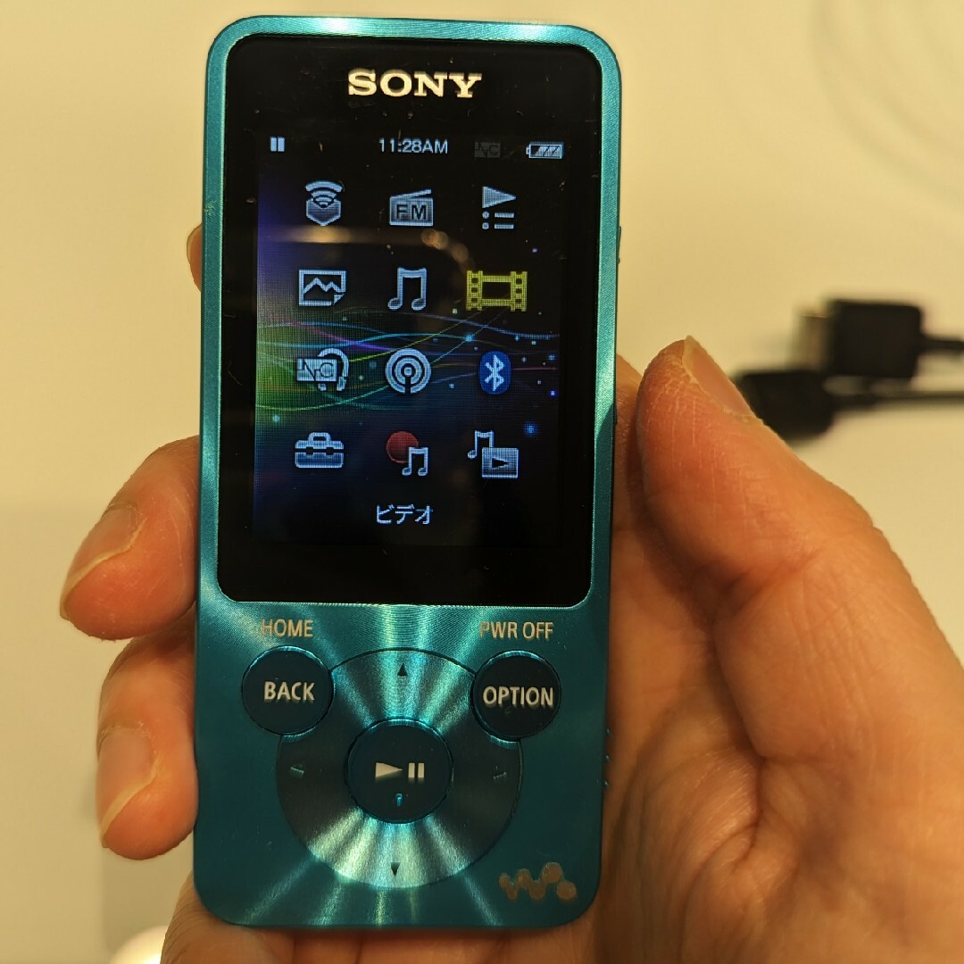 SONY(ソニー)の★びたみんさん専用★【中古品】ソニー ウォークマン NW-S784青 スマホ/家電/カメラのオーディオ機器(ポータブルプレーヤー)の商品写真