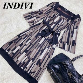 インディヴィ(INDIVI)の美品　インディヴィ　ワンピース(ロングワンピース/マキシワンピース)