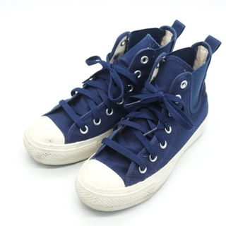 コンバース(CONVERSE)のコンバース スニーカー オールスター ハイカット サイドゴア 5CK498 シューズ 靴 レディース 23cmサイズ ブルー CONVERSE(スニーカー)