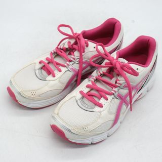 アシックス(asics)のアシックス ランニングシューズ TJG64B LADY ASTEED スニーカー シューズ 靴 レディース 24.5cmサイズ ホワイト asics(スニーカー)