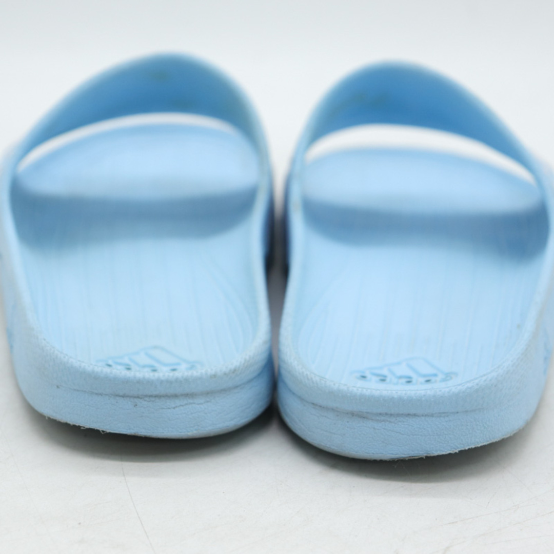 adidas(アディダス)のアディダス スライドサンダル 3ストライプ スリッパ シューズ 靴 レディース 4サイズ ブルー adidas レディースの靴/シューズ(サンダル)の商品写真