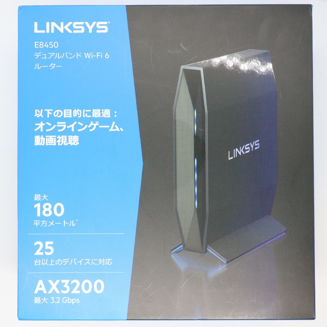 【動作確認済み】Linksys E8450 AX3200 Wi-Fi 6 ルータ スマホ/家電/カメラのスマホ/家電/カメラ その他(その他)の商品写真