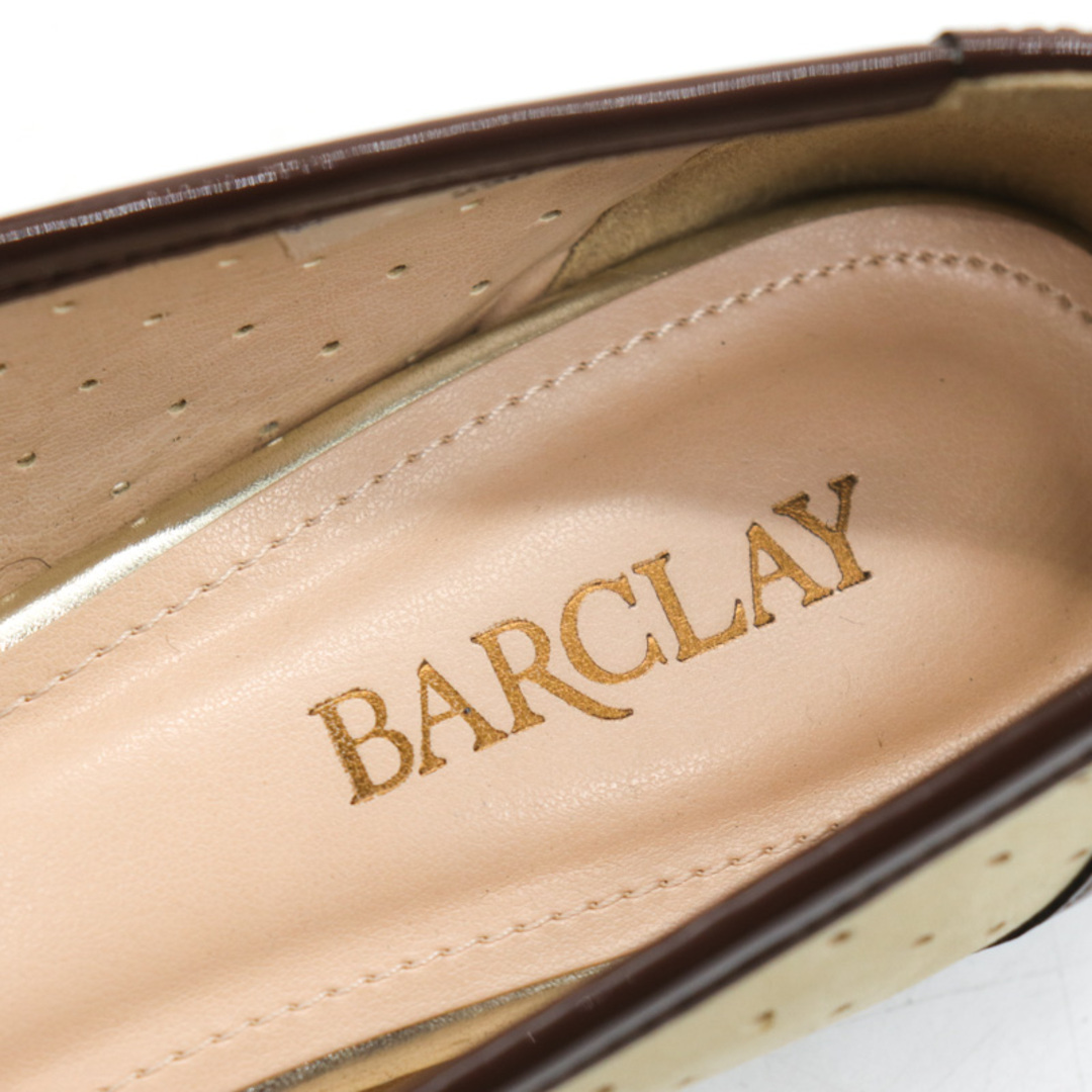 バークレー パンプス ビット付き ラウンドトゥ パンチング フラットシューズ ブランド 靴 レディース 23cmサイズ ベージュ BARCLAY レディースの靴/シューズ(ハイヒール/パンプス)の商品写真