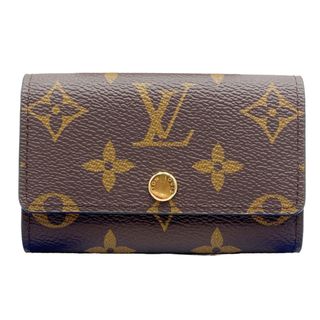 ルイヴィトン(LOUIS VUITTON)のルイヴィトン M62630 キーケース ブラウン  LOUIS VUITTON ミュルティクレ6 モノグラム(キーケース)