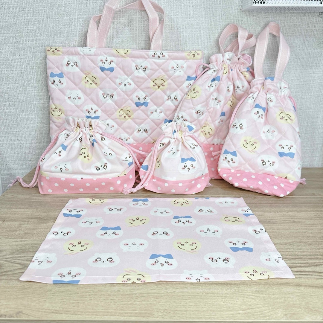 ちいかわ 入園入学 6点セット バッグ/レッスンバッグ ちいかわ 入園入学 6点セット バッグ/レッスンバッグ