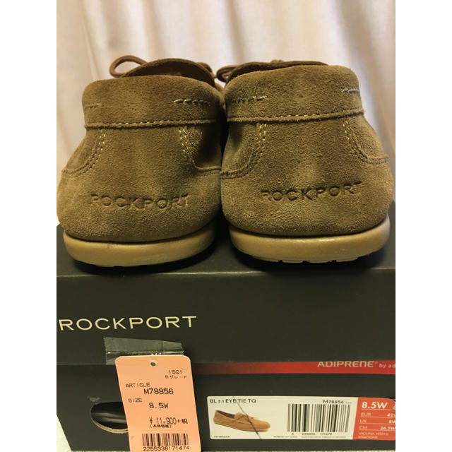 ROCKPORT(ロックポート)の【新品未使用】★ロックポート★スリッポン★ベージュ★26.5cm★ メンズの靴/シューズ(スリッポン/モカシン)の商品写真