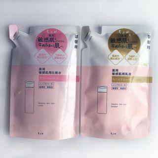 チフレ(ちふれ)の【ちふれ】敏感肌用化粧水 + 敏感肌用乳液 詰替用(化粧水/ローション)