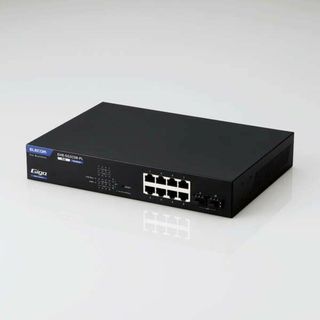 ELECOM レイヤー2 Giga対応 PoE Webスマートスイッチ 8ポート(PC周辺機器)