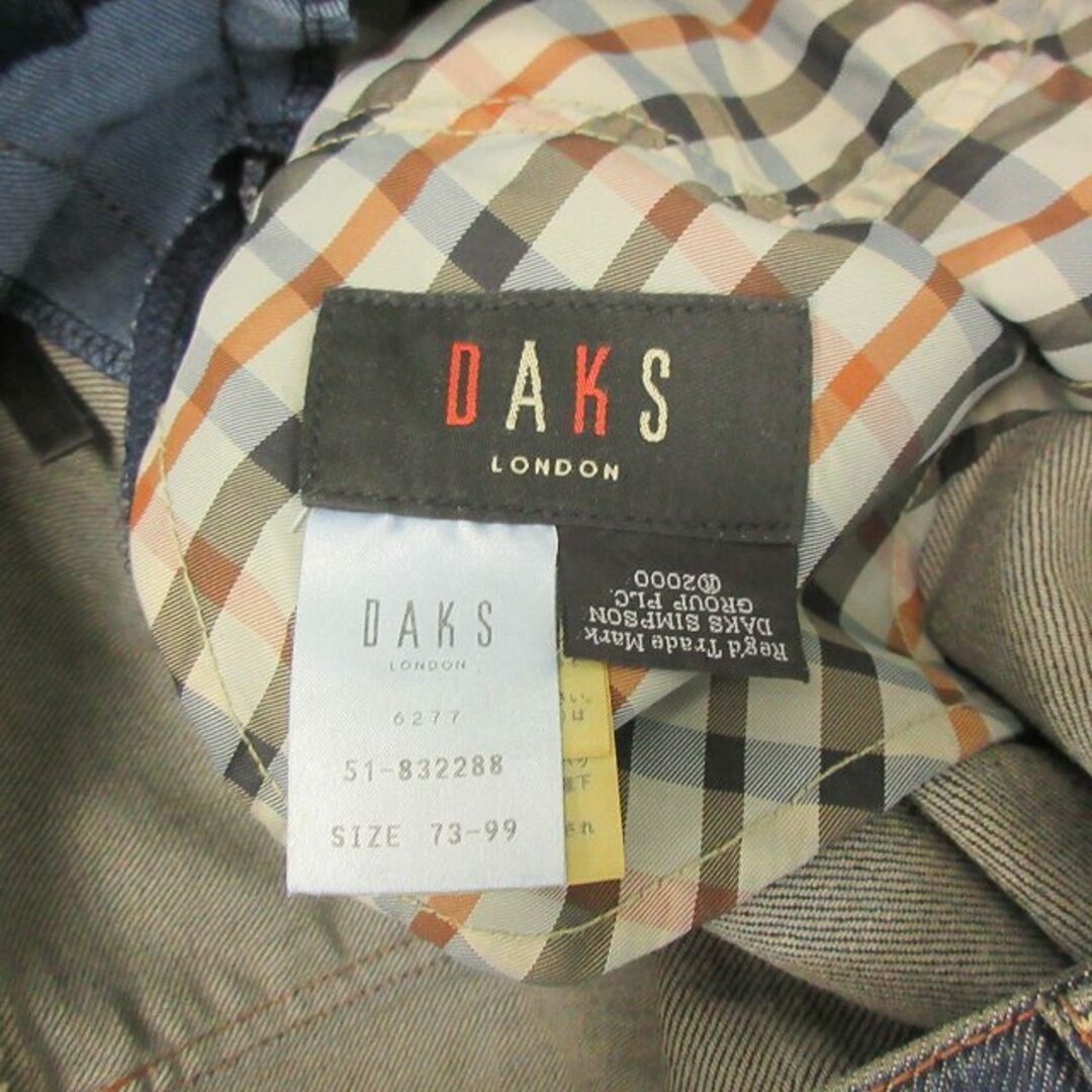 DAKS(ダックス)のダックス デニムパンツ ジーンズ フレア ストレッチ 青 ブルー 73-99 メンズのパンツ(デニム/ジーンズ)の商品写真