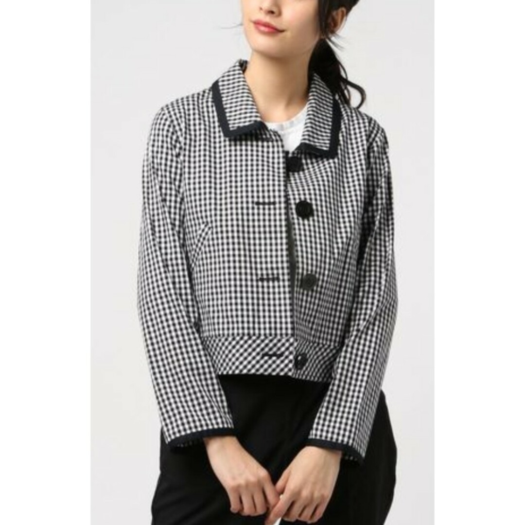 新品未使用タグ付き MARY QUANT レトロギンガムチェック ブルゾン 新品未使用タグ付き MARY QUANT レトロギンガムチェック ブルゾン