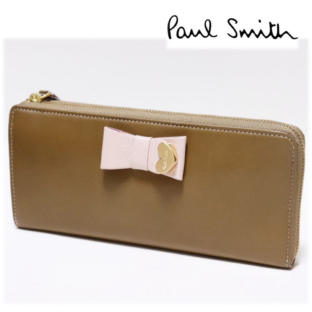 Paul Smith(ポールスミス)の《ポールスミス》新品 ハートモチーフ レザーL字ファスナー式長財布 ウォレット レディースのファッション小物(財布)の商品写真