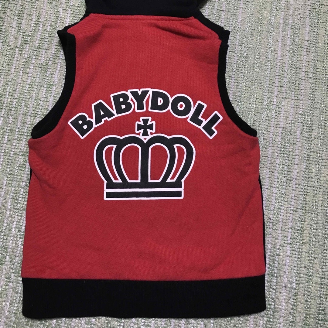 BABYDOLL(ベビードール)の着用少なめ　ベビードール  ディズニー ミッキーマウスベスト100 キッズ/ベビー/マタニティのキッズ服男の子用(90cm~)(その他)の商品写真