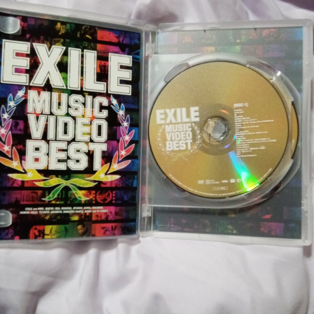 EXILE　MUSIC VIDEO BEST エンタメ/ホビーのDVD/ブルーレイ(ミュージック)の商品写真