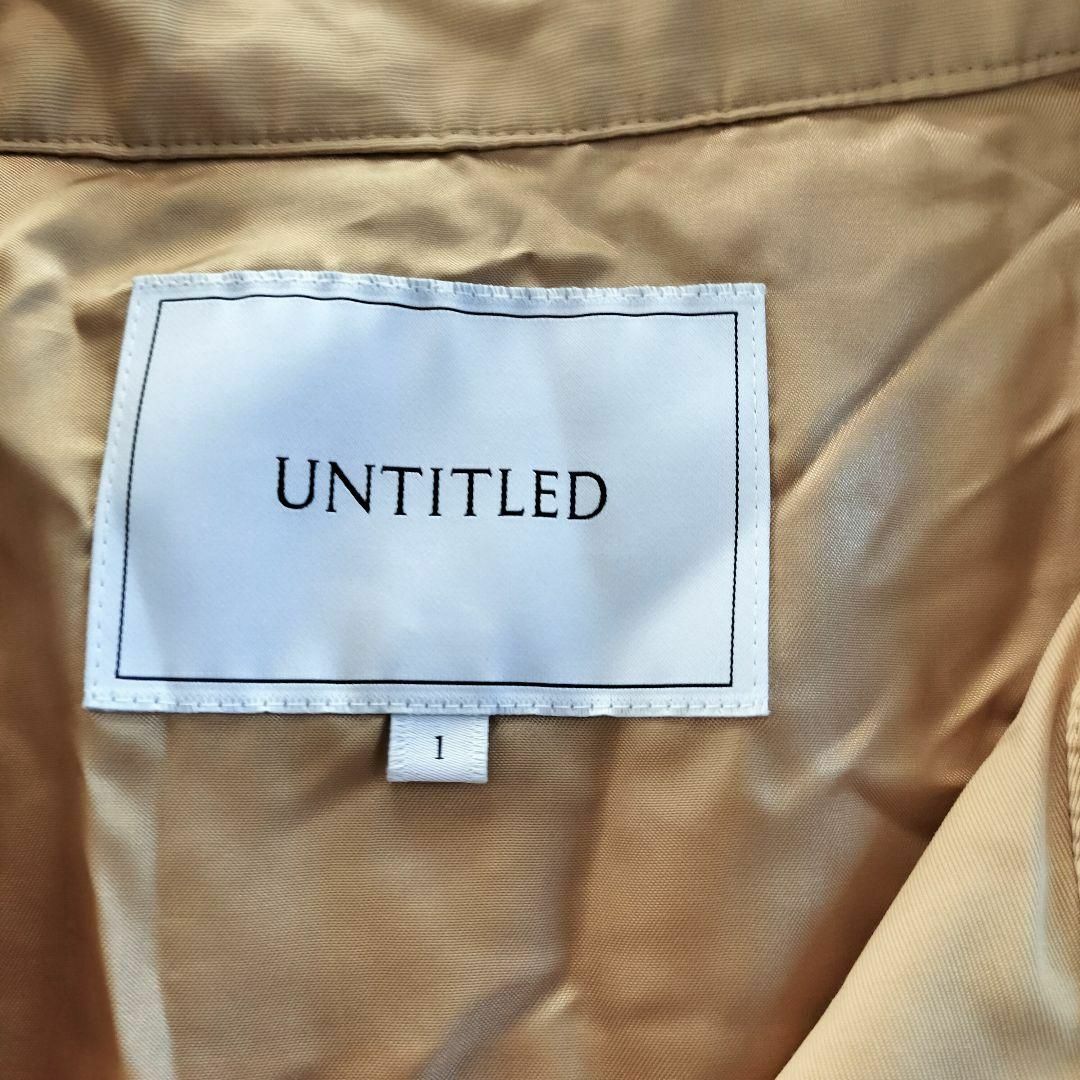 UNTITLED(アンタイトル)のUNTITLED　アンタイトル　コート　size　1 　Sサイズ レディースのジャケット/アウター(ロングコート)の商品写真