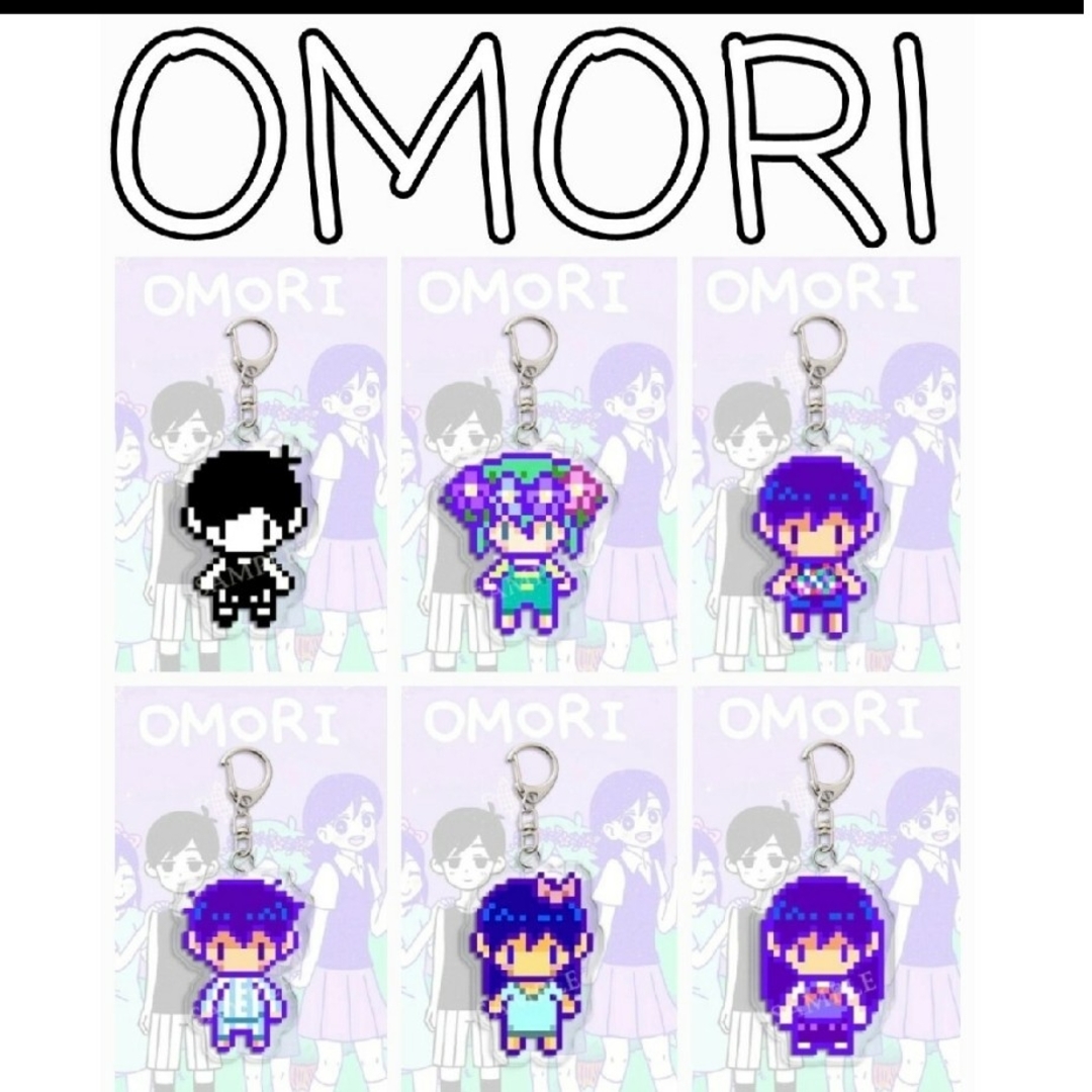 6個セット OMORI おもり オモリ アクリル キーホルダーの通販 by 6個セット OMORI おもり オモリ アクリル キーホルダーの通販 by