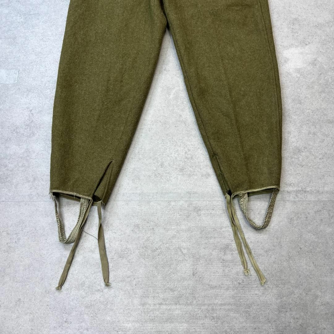 MILITARY(ミリタリー)のルーマニア軍　ウールパンツ　ミリタリーパンツ　ヴィンテージ　古着　グリーン　44 メンズのパンツ(その他)の商品写真