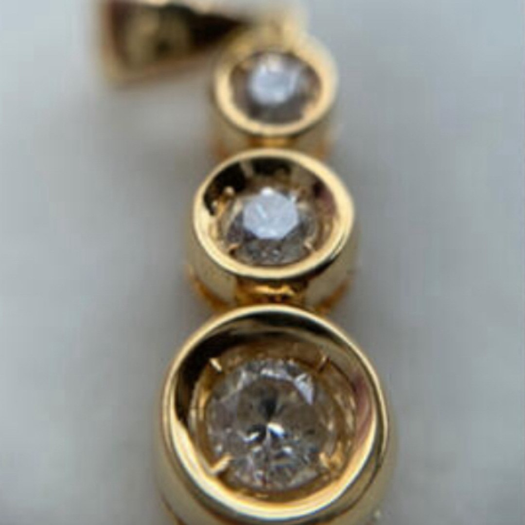 k18 ダイヤモンド　トップ レディースのアクセサリー(ネックレス)の商品写真