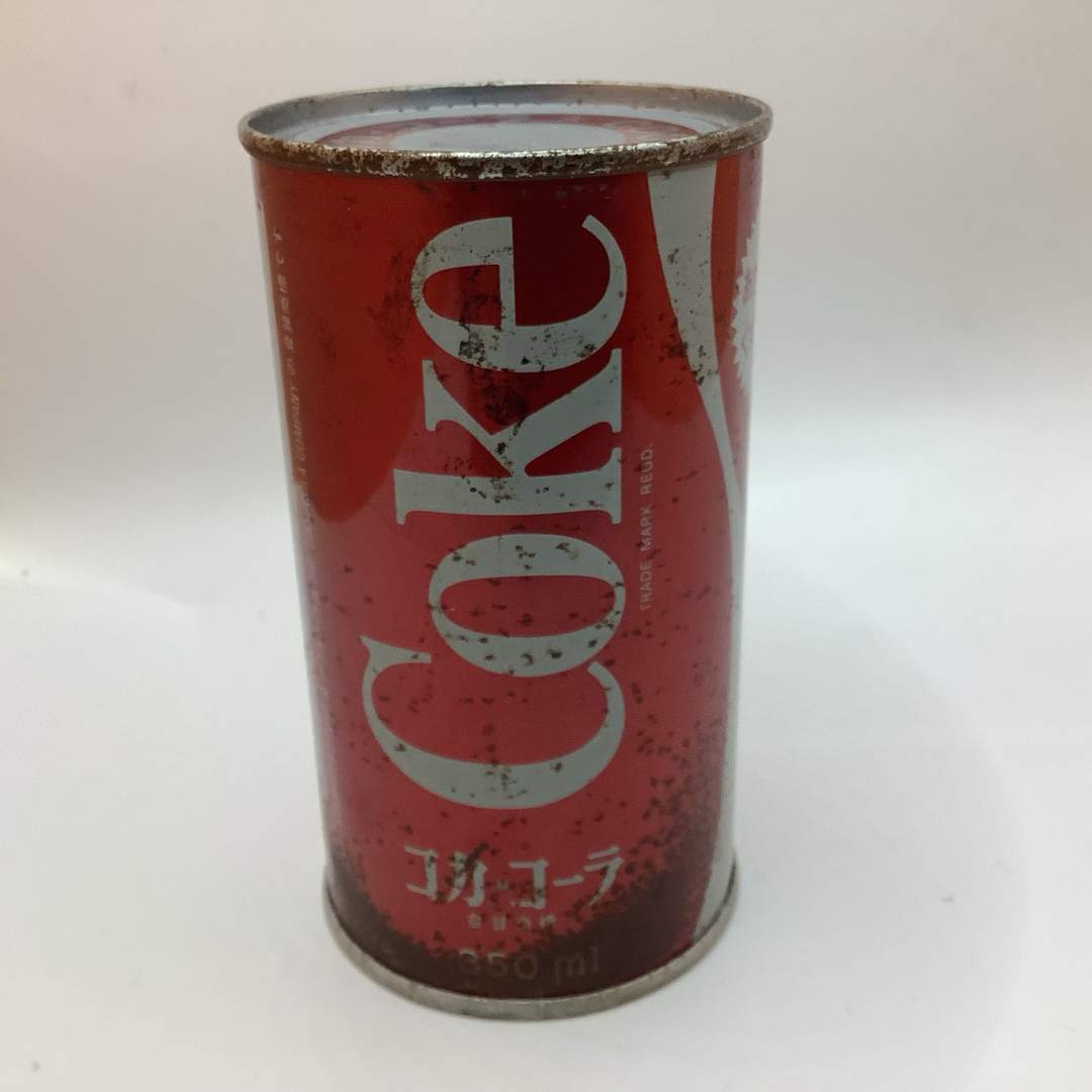 コカ・コーラ(コカコーラ)の希少 昭和レトロ Coca Cola  コカ・コーラ 空き缶 空缶 ヴィンテージ エンタメ/ホビーのコレクション(ノベルティグッズ)の商品写真