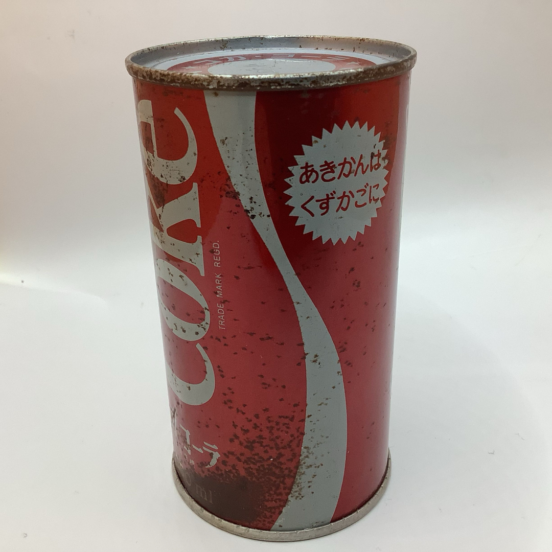 コカ・コーラ(コカコーラ)の希少 昭和レトロ Coca Cola  コカ・コーラ 空き缶 空缶 ヴィンテージ エンタメ/ホビーのコレクション(ノベルティグッズ)の商品写真