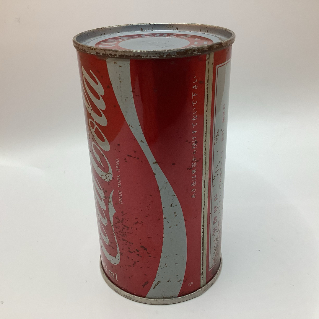 コカ・コーラ(コカコーラ)の希少 昭和レトロ Coca Cola  コカ・コーラ 空き缶 空缶 ヴィンテージ エンタメ/ホビーのコレクション(ノベルティグッズ)の商品写真