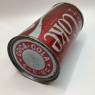 コカコーラ(コカ・コーラ)の希少 昭和レトロ Coca Cola  コカ・コーラ 空き缶 空缶 ヴィンテージ(ノベルティグッズ)