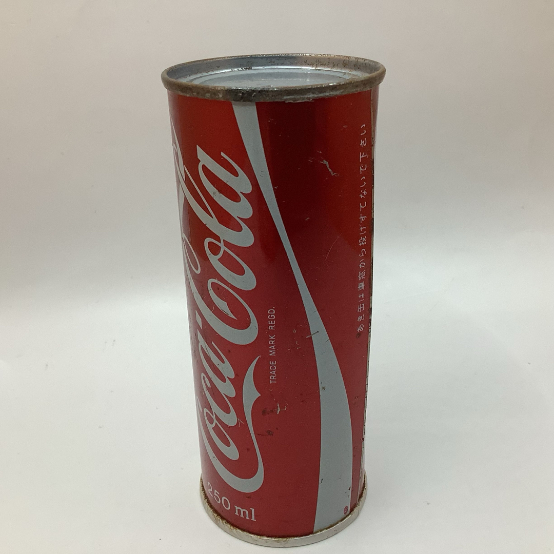 コカ・コーラ(コカコーラ)の希少 昭和レトロ Coca Cola  コカ・コーラ 空き缶 空缶 ビンテージ エンタメ/ホビーのコレクション(ノベルティグッズ)の商品写真