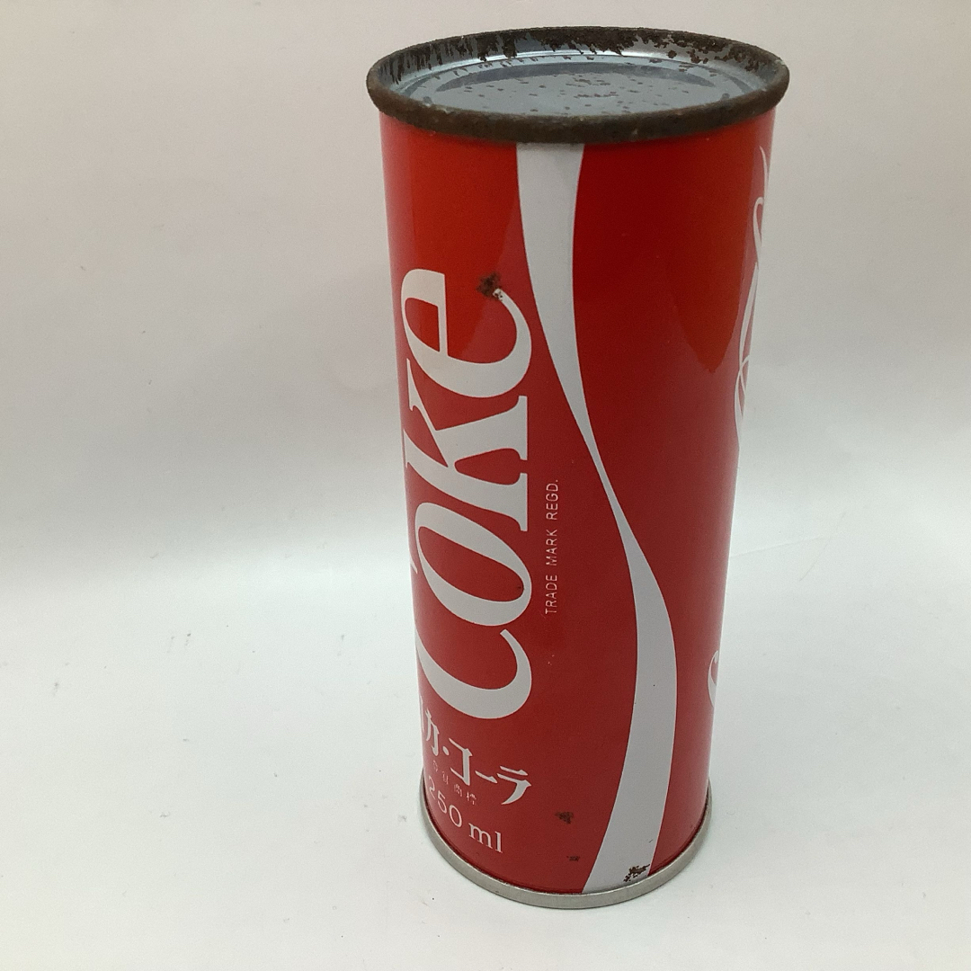 コカ・コーラ(コカコーラ)の希少 80s 昭和レトロ Coca Cola  コカ・コーラ 空き缶 ビンテージ エンタメ/ホビーのコレクション(ノベルティグッズ)の商品写真