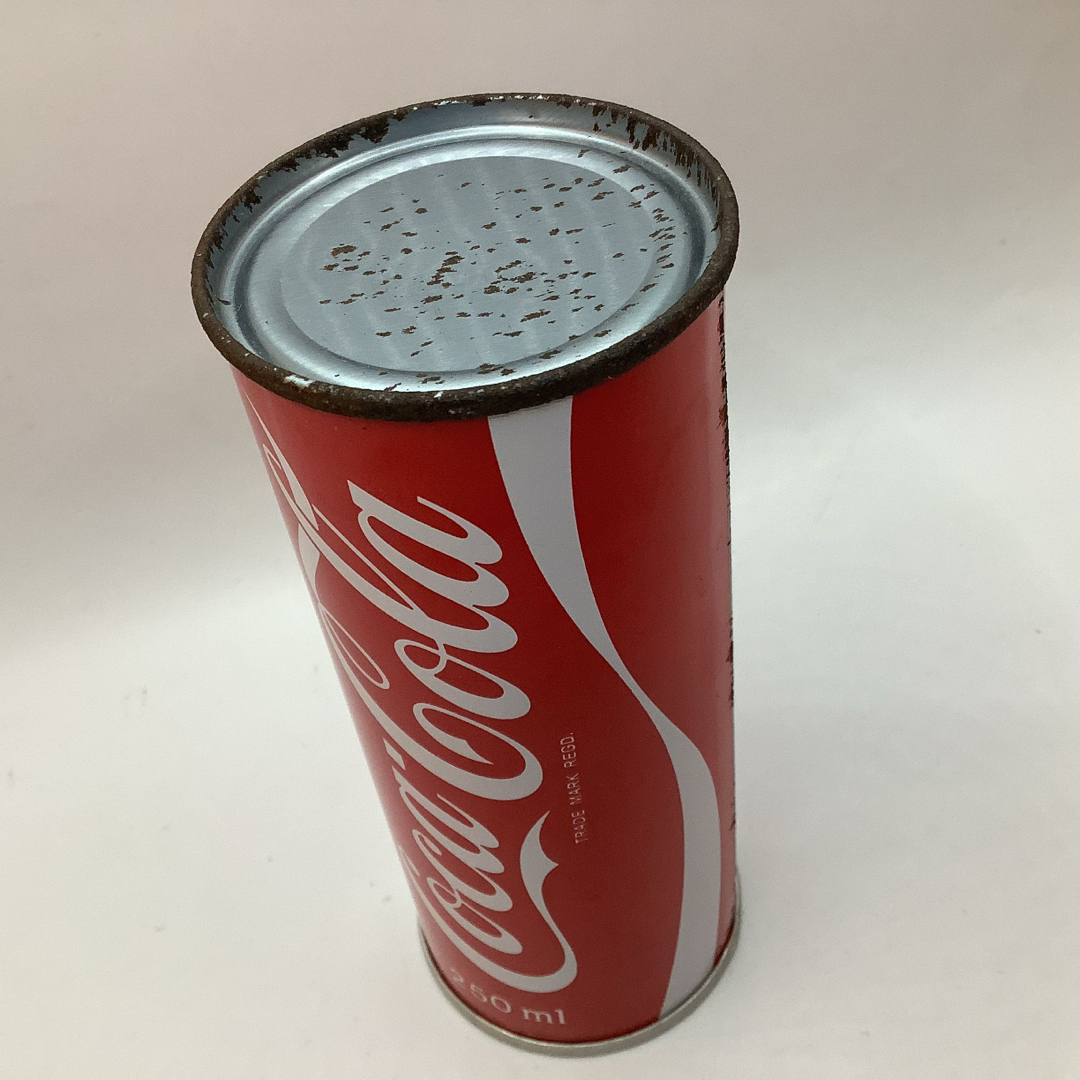 コカ・コーラ(コカコーラ)の希少 80s 昭和レトロ Coca Cola  コカ・コーラ 空き缶 ビンテージ エンタメ/ホビーのコレクション(ノベルティグッズ)の商品写真