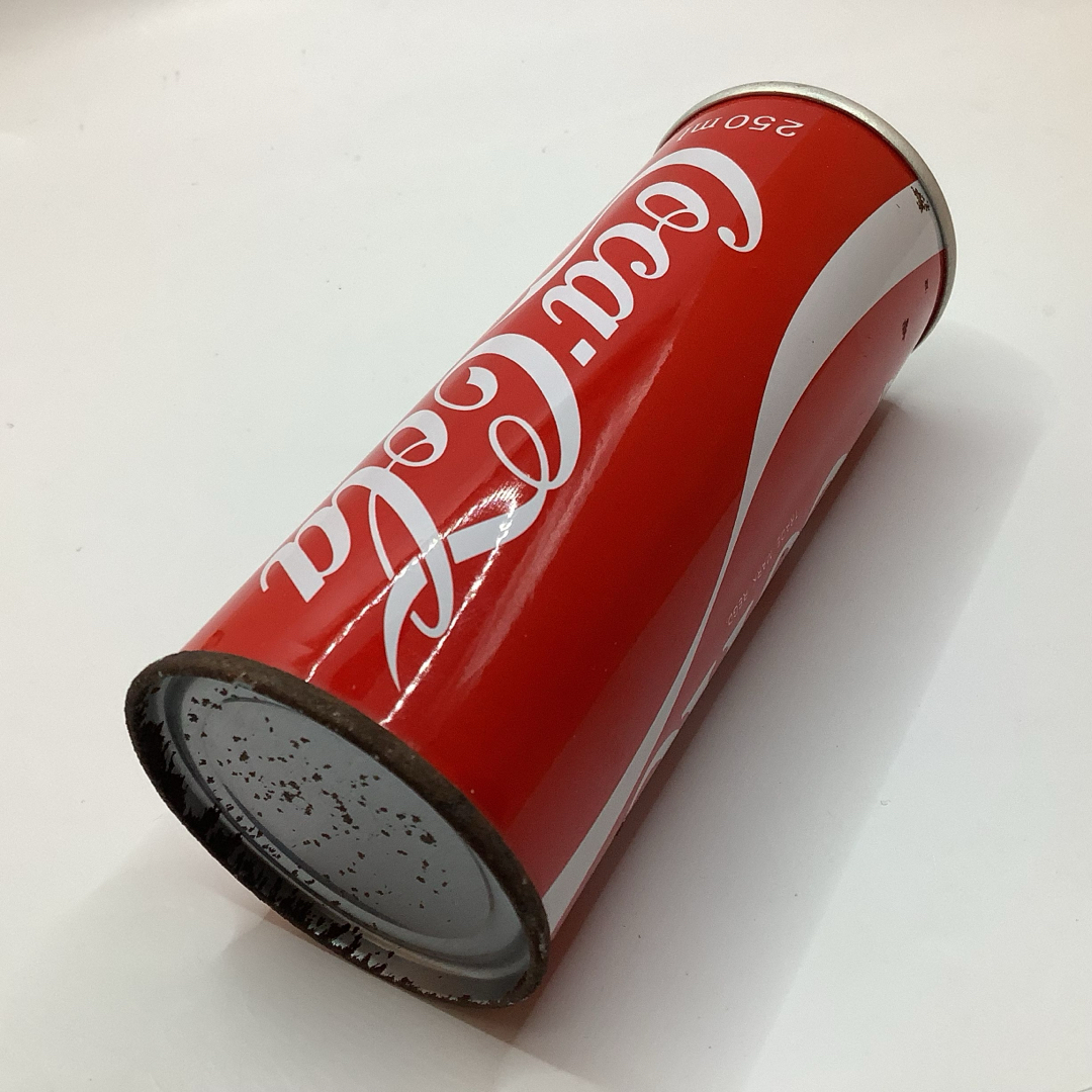 コカ・コーラ(コカコーラ)の希少 80s 昭和レトロ Coca Cola  コカ・コーラ 空き缶 ビンテージ エンタメ/ホビーのコレクション(ノベルティグッズ)の商品写真