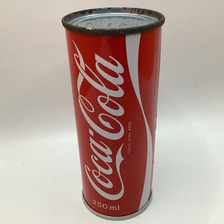 コカコーラ(コカ・コーラ)の希少 80s 昭和レトロ Coca Cola  コカ・コーラ 空き缶 ビンテージ(ノベルティグッズ)