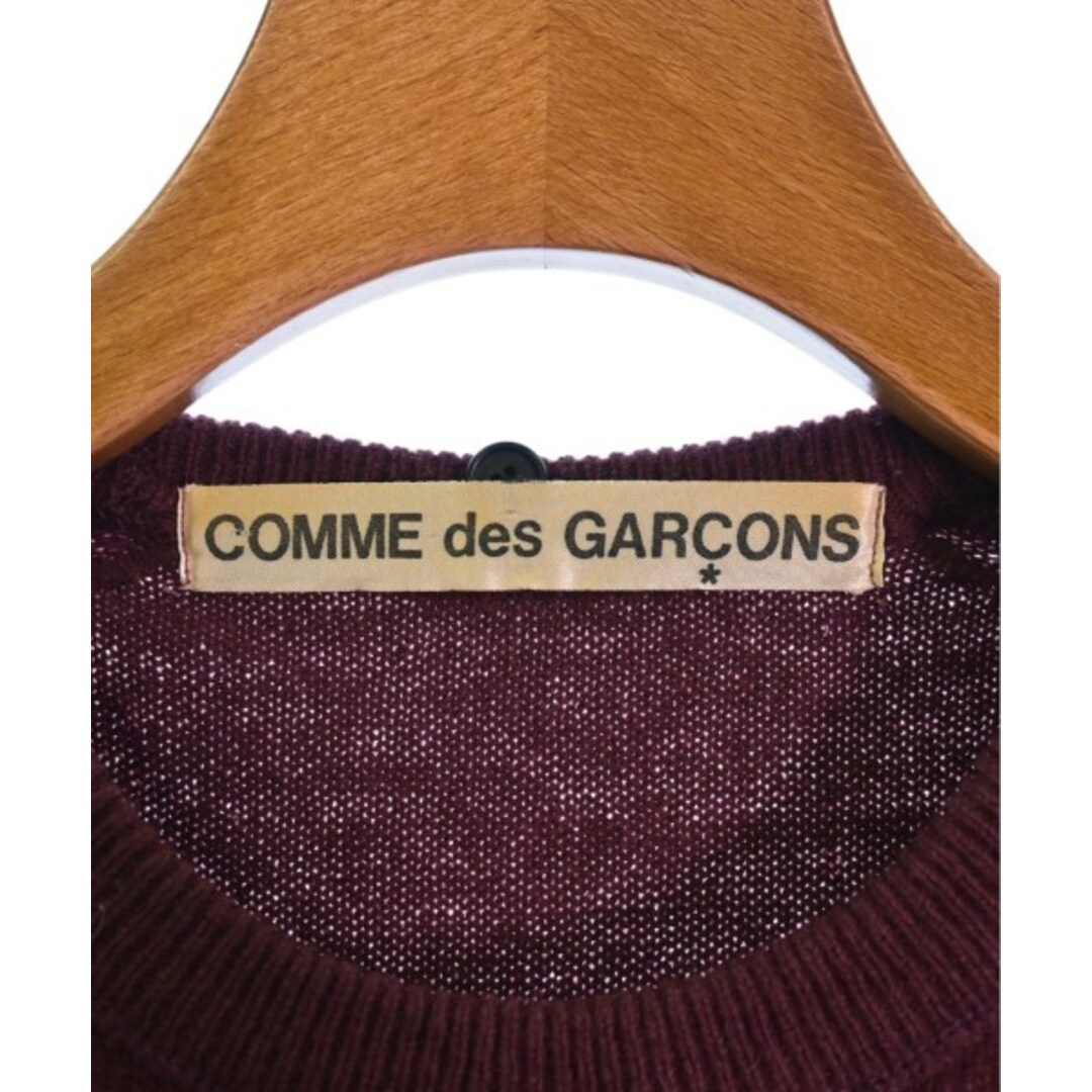 COMME des GARCONS(コムデギャルソン)のCOMME des GARCONS ニット・セーター -(M位) 赤紫 【古着】【中古】 レディースのトップス(ニット/セーター)の商品写真