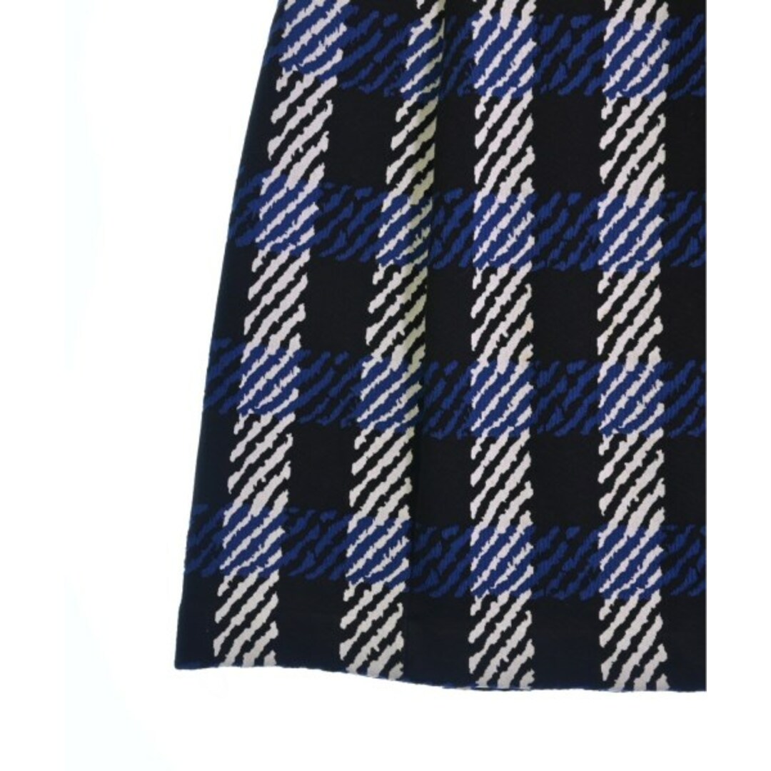 Marni(マルニ)のMARNI マルニ ひざ丈スカート 38(S位) 紺x白x青(チェック) 【古着】【中古】 レディースのスカート(ひざ丈スカート)の商品写真