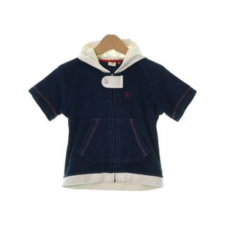 エーグル(AIGLE)のAIGLE エーグル Tシャツ・カットソー 110 青x白 【古着】【中古】(Tシャツ/カットソー)