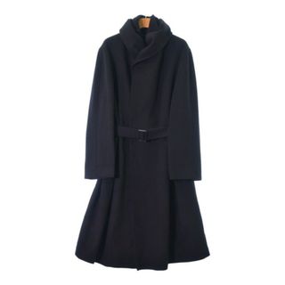 レギュレーションヨウジヤマモト(REGULATION Yohji Yamamoto)のREGULATION Yohji Yamamoto ステンカラーコート F 黒 【古着】【中古】(ステンカラーコート)