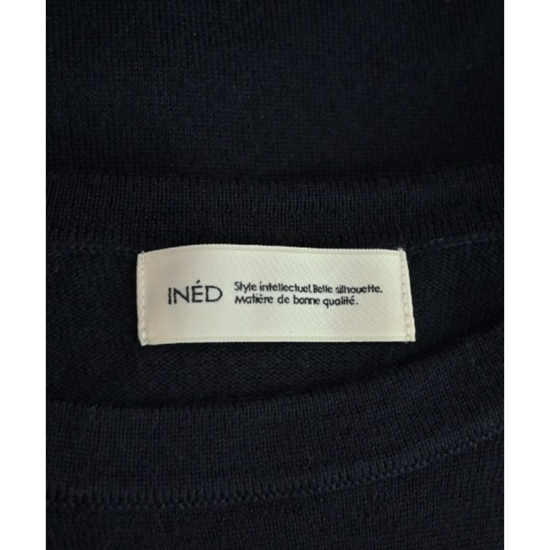 INED(イネド)のINED イネド ニット・セーター 9(M位) 紺 【古着】【中古】 レディースのトップス(ニット/セーター)の商品写真