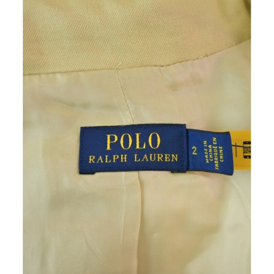 POLO RALPH LAUREN(ポロラルフローレン)のPolo Ralph Lauren カジュアルジャケット 2(M位) ベージュ 【古着】【中古】 レディースのジャケット/アウター(テーラードジャケット)の商品写真