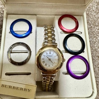バーバリー(BURBERRY)の稼働 BURBERRY 9100L  腕時計 チェンジベゼル 全6色 (腕時計)